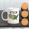 thumbnail image 3 of Designs ByLITA Utah: Life Elevated 11oz Ceramic Coffee Mug | State Pride Collection, 3 of 4