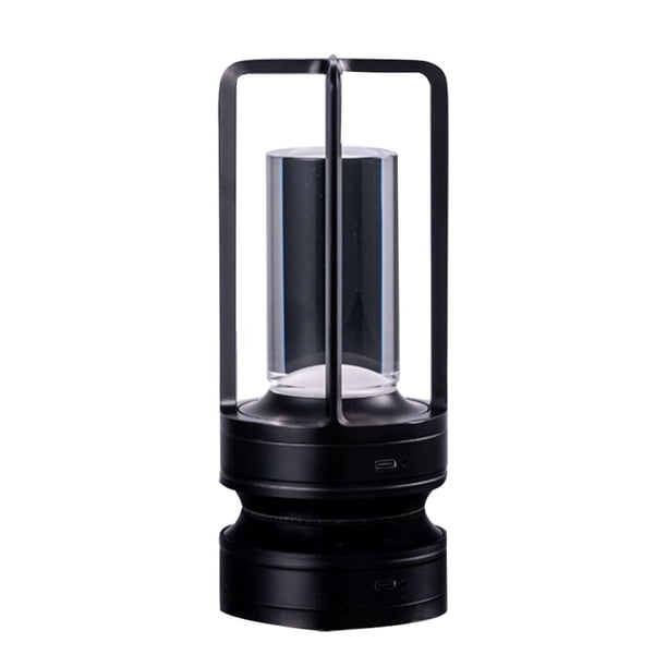 Bewildely Lámpara de Lumison Crystal Lantern, iluminación práctica y versátil, amplia gama de usos táctiles Iluminación y accesorios negro