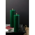 thumbnail image 2 of Richland Pillar Candle 3" x 9" Dark Green, 2 of 2