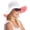 White Pink, variant on Womens Foldable Shapeable Brim Sun Hat UPF 50+ Wide Brim Beach Adjustable Chin Strap Hat Sun Protection Cap