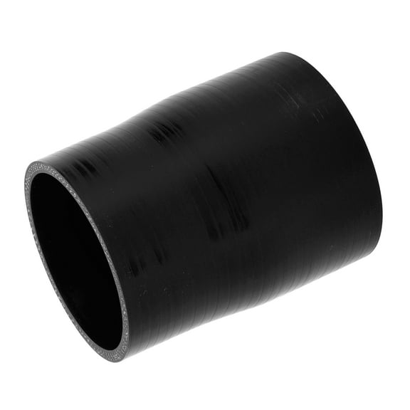 Unique Bargains 1 Pcs 70-76mm 2.76"-2.99" ID 100mm 3.94" Length 0 Degree Black Car Silicone Hose Universal