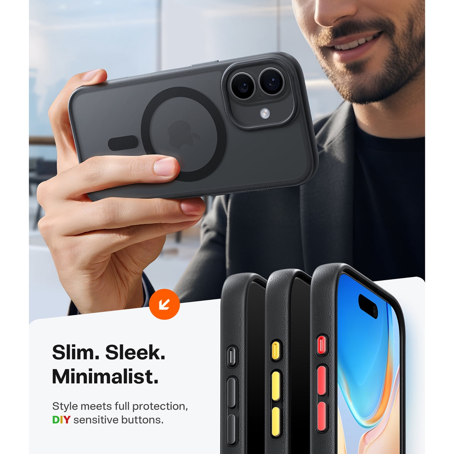 TORRAS Guardian Magnetic Military-Grade Protective Case, iPhone 17