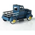 thumbnail image 3 of Plow & Hearth Vintage Style Solar Pickup Truck Garden Accent - Blue, 3 of 5