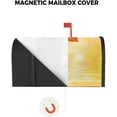 thumbnail image 3 of Mailbox Cover Magnetic Mailbox Wraps, Autumn Water Surface Golden Yellow Fallen Leaves Mailbox Covers Standard Size 18x21 Inch Mail Wrap Post Letter Box Decoration for Outdoor Gardern Yard, 3 of 6
