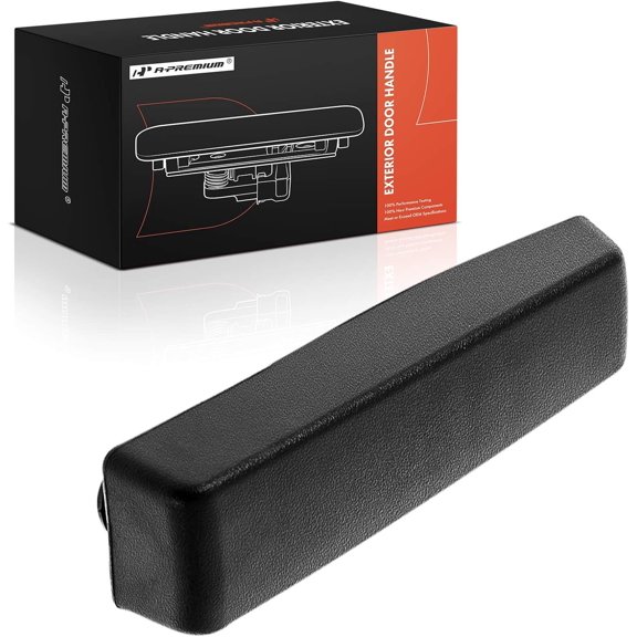 A-Premium Rear Driver or Passenger Side Exterior Door Handle Compatible with Toyota FJ Cruiser 2007-2014, Textured Black, Replace# 69205-35010-B0