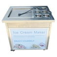 thumbnail image 5 of INTSUPERMAI Commercial Ice Cream Maker Fried Ice Cream Yoghurt Machine Dessert Maker with Dust Cover, 5 of 5