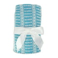 thumbnail image 5 of Ox Bay And Evette Rios Maui Blue Geometric Striped Adult Cotton Throw Blanket, 50" x 60", 5 of 10