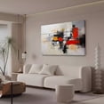 thumbnail image 3 of Abstract Art Modern Decorative Painting Graffiti Framed Canvas Poster Bedroom Decor Sports Landscape Office Room Decor Gift,Frame-style,24x36inch(60x90cm), 3 of 8