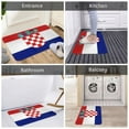 thumbnail image 6 of Croatia Flag Doormat Rectangle Soft Bathroom Entrance Floor Carpet Home Rug Door Mat Travel Globetrotting Absorbent Bath Mat, 6 of 6