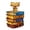 Multicolor*1pc, variant on 3D Tiger Head Decorative Liquor Bottle 10.1oz, Clear Glass Spirit Container for Bourbon , Home Bar Display & Party Decor