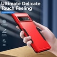 thumbnail image 5 of Google Pixel 6 Pro Case Heavy-Duty Shockproof Military-Grade Wireless Charging Support Phone Case for Google Pixel 6 Pro(2021) 6.67"(Red/Black), 5 of 14