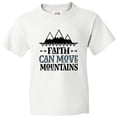thumbnail image 3 of Inktastic Faith Can Move Mountains Youth T-Shirt, 3 of 5