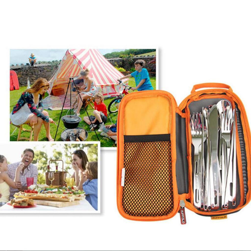 Cutlery Storage Case,Portable Travel Tableware Storage Box ,Travel Carrying Makeup Bag Pouch Organizer,Flatware Organizer Holder ,Kitchen Utensil Organizer Hand Tote