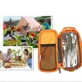 thumbnail image 3 of Bolsa de Almacenamiento de Cubiertos para Acampar Organizador con Cremallera Utensilios de Cocina Cola Caja de almacenamiento de cubiertos, 3 of 8