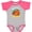 Baseball Heather and Hot Pink, variant on Inktastic Funny Shrimp Baby Boys or Girls Baby Bodysuit