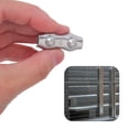 thumbnail image 3 of unbranded 12Ud Abrazaderas Dobles Para Cuerda De Acero Con Montaje Ideal Para Proyectos Industriales, 3 of 8