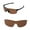 Brown, variant on Walleva Titanium Polarized Replacement Lenses for Oakley EVZero Pitch Sunglasses