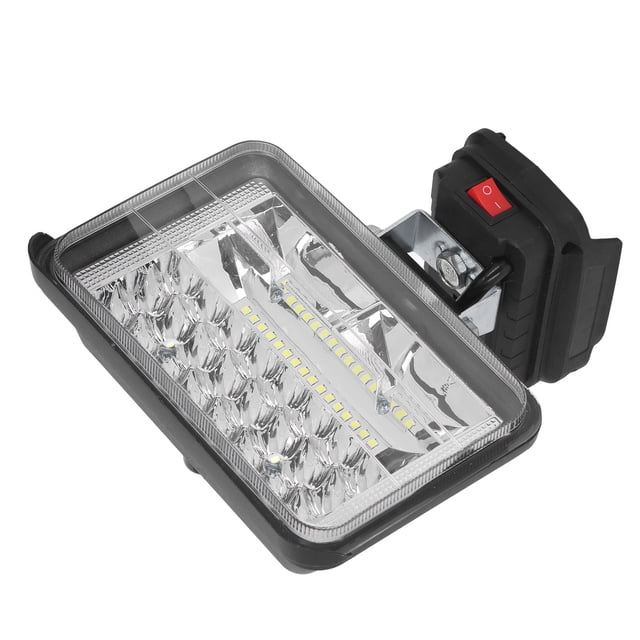 Lampe de Travail Menée, Lampe Menée Portable 5400lm d'Impact Largement Compatible Alimentée par Batterie pour l'Extérieur