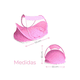 thumbnail image 4 of Cuna Moisés Plegable Portátil Mosquitero Bebe Colchon Niños Color Rosa, 4 of 4