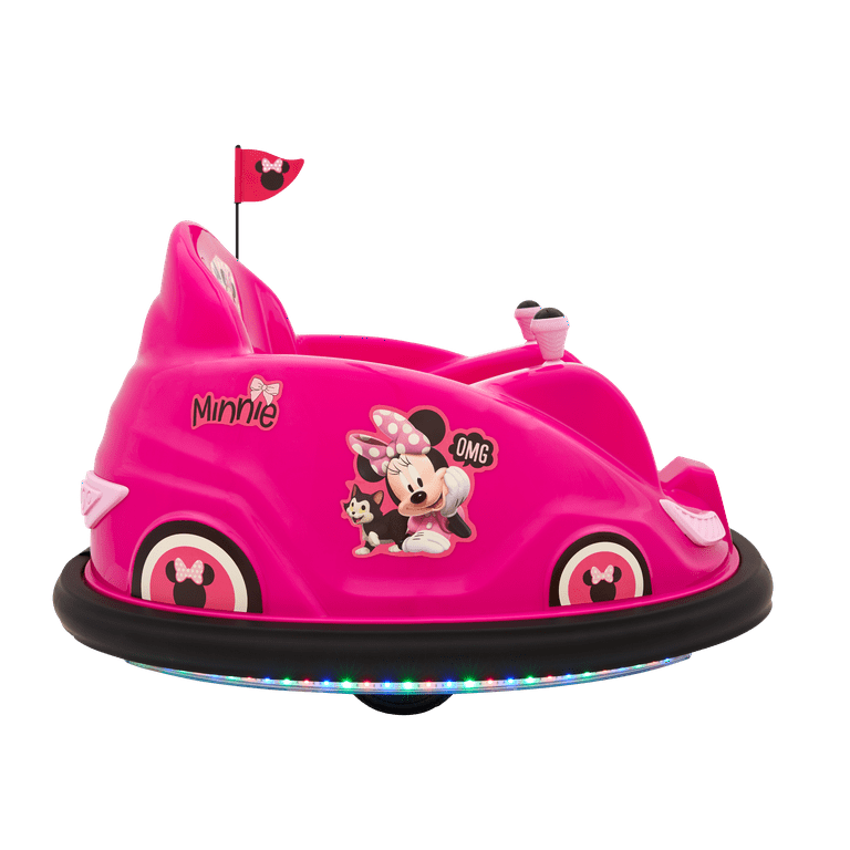 Disney\'s Minnie Mouse 6V Bumper Car, Battery Powered Ride On by Flybar,  Includes Charger | Trolley & Hartschalenkoffer