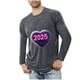 thumbnail image 1 of Blusas y camisas de manga larga con cuello redondo para hombre, deportivas, fitness, hogar, pijamas navideños estampados, camiseta de manga larga con cuello redondo, blusa de poliéster para hombre, 1 of 3