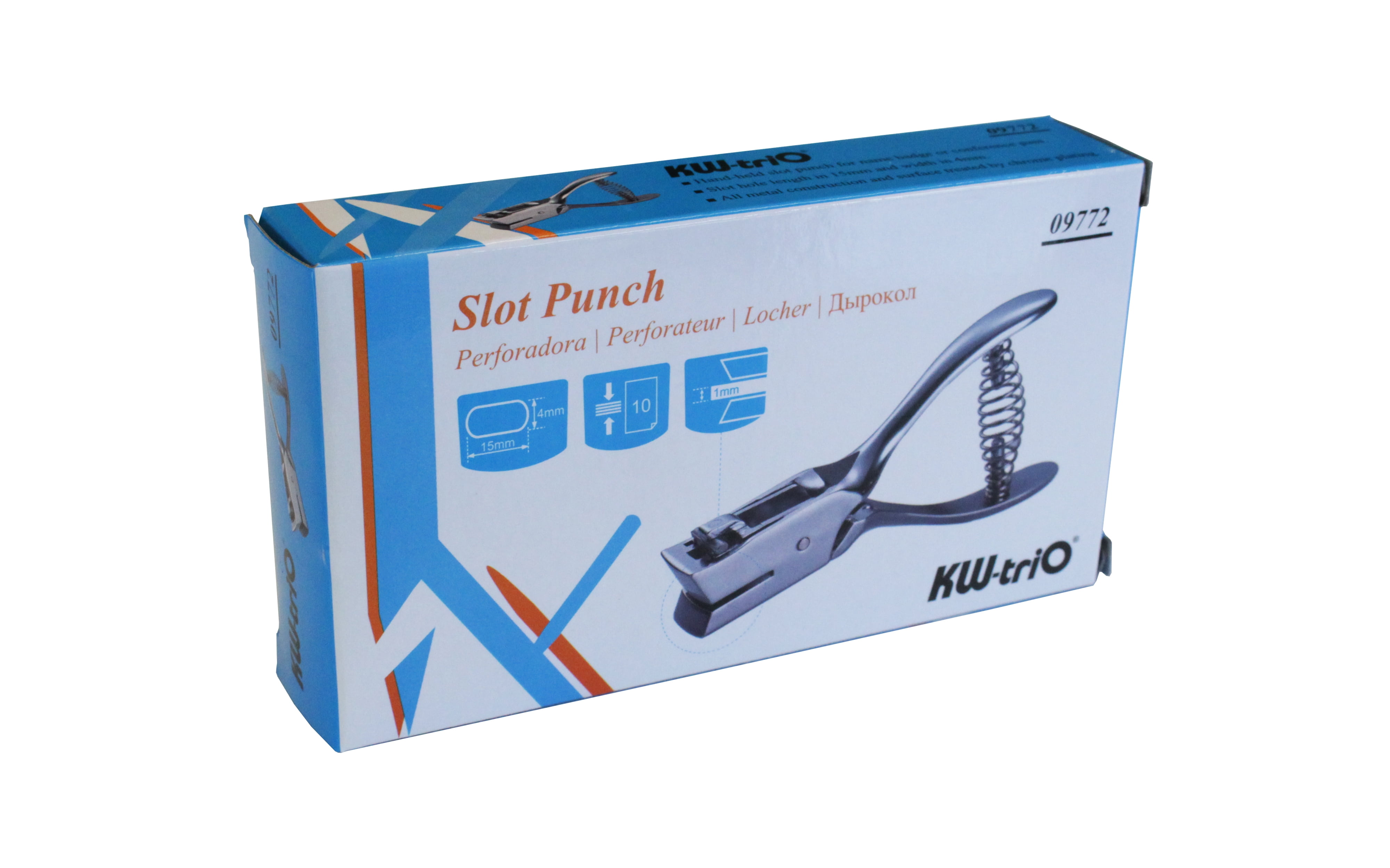 KLAI-Co Manual Hole Punch 09772 Silver, 1 Each