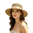 thumbnail image 3 of Gyujnb Sun Hat with Flat for – European Sun Hat for Travel and Outdoor Sun Breathable Hollow Design, 3 of 3