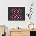 thumbnail image 6 of Xecao Breast Cancer for Waterproof Framed Canvas Art - Modern Home Decor with Real Wood Frame for Gifting and Interior Design,Horizontal, 6 of 6