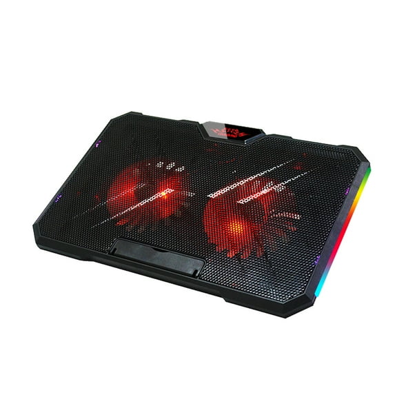 axGear Laptop Cooling Pad for 11 - 17 Notebook Laptop Cooler RGB LED Light Quiet Fan