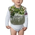 thumbnail image 6 of Hirioo Nature Hand Daisies Art for Baby Waterproof Pocket Bib Adjustable Closed for Babies Toddlers with Large Pocket 6-24Months, 6 of 8