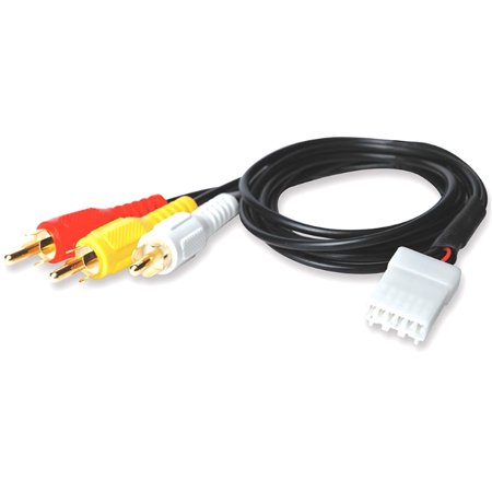 Scosche 2008 and Up Mitsubishi Lancer Factory Auxiliary Input Retention Harness  Black
