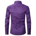 thumbnail image 4 of TANSILING Men's & Big Men's Classic Fit Dress Shirt with Long Sleeves, Sizes S-3XL, 4 of 6