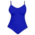 thumbnail image 3 of Women Plus Size One Piece Swimsuits Tummy Control Bathing Suits Twist Front /Blue/L, 3 of 4