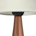 thumbnail image 6 of Creekwood Home 12" Chic and Contemporary Mini Touch Lamp Duo, for Bedroom, Living Room, Hallway, Rose Gold with Cream Shades, 6 of 11