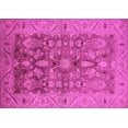 thumbnail image 1 of Ahgly Company Indoor Rectangle Oriental Pink Traditional Area Rugs, 7' x 10', 1 of 4