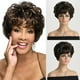 thumbnail image 1 of Pelucas con flequillo para mujer, peluca ondulada suelta, peluca de cabello corto rizado, peluca natural de moda, peluca corta de 26 cm para uso diario, fiestas, festivales y sombreros., 1 of 5