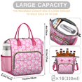 thumbnail image 5 of Pink Baseballs Pattern Womens Lunch Box for Work,Insulated Large Lunch Bag for Tween and Teen,Loncheras Para Mujer,Leakproof Adult Lunch Bag for Work,Beach,Travel,Picnic,Camping, 5 of 7