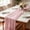 Pink, variant on Ovzne Pleated Table Runner Polyester Gauze Decor for Wedding Party Salon 90*180cm