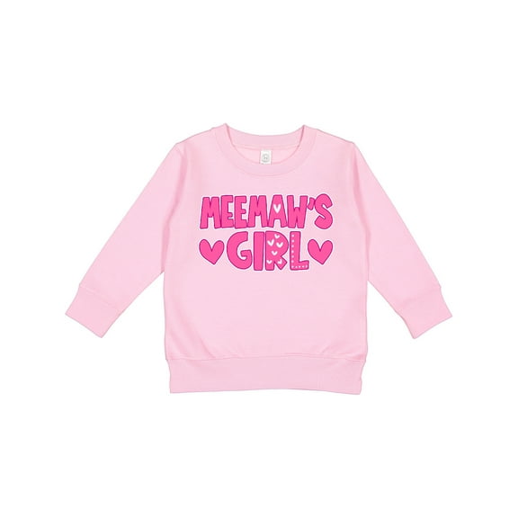 Inktastic Meemaw's Girl Toddler Sweatshirt