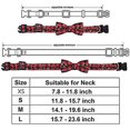 thumbnail image 4 of Dog/cat/pet Adjustable Collar Nylon Bowknot Snow Pattern Christmas Theme (red-l), 4 of 5