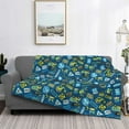 thumbnail image 2 of Naloa Heavy Equipment Machinery Flannel Blankets - Thick and Warm Blanket for Winter, Soft Fuzzy Plush King Blanket for All Seasons50"x40", 2 of 6