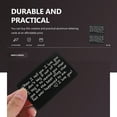 thumbnail image 6 of MEIBUTYUP 2-Pack Decorative Engraved Aluminum Wallet Cards Romantic Gift for Boyfriend Anniversary Birthday, 6 of 8
