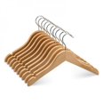 thumbnail image 1 of Perchas de madera para niños (paquete de 10), perchas de madera suaves y duraderas para bebés y padres - AOS, 1 of 5