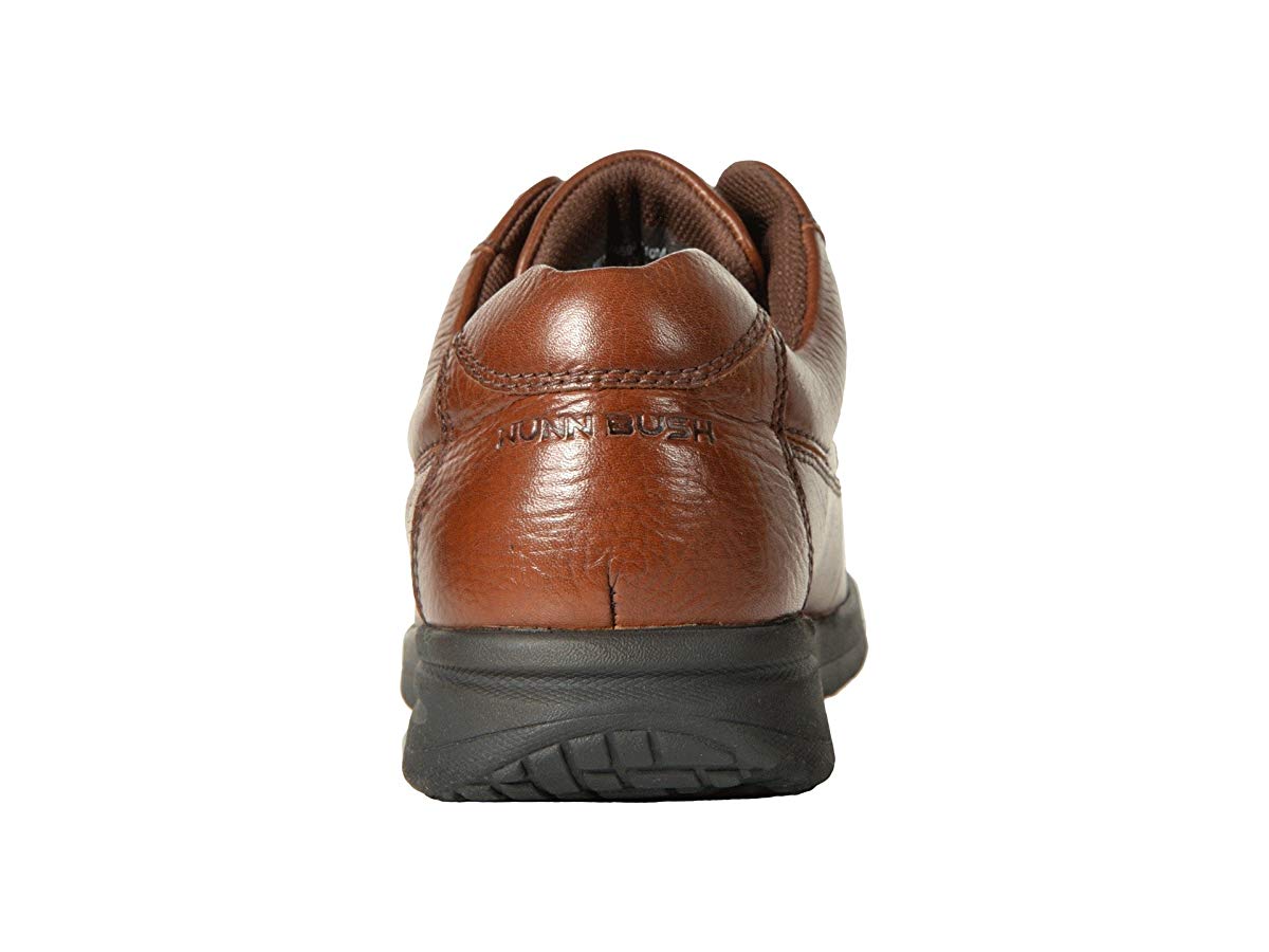 Nunn Bush Cam Oxford Casual Walking Shoe Cognac Tumbled Leather - image 5 of 6