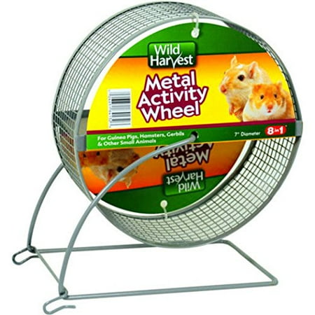 Wild Harvest 7" Metal Activity Wheel for Small Animals, 1-Count