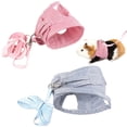 thumbnail image 4 of Small Animal Harness Adjustable Cotton Hamster Leash Harness Mouse Harness, 4 of 8