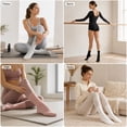 thumbnail image 6 of Yawlsow 4 Pairs Pilates Grip Socks for Women, Non Slip Yoga Socks with Arch Support & Breathable Cotton for Barre Ballet Hospital Workout, Size 5-10, 6 of 7