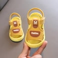 thumbnail image 2 of Girls Boys Sandals Premium Soft Soled Beach Slippers Open Toe Comfort Toddler Summer Princess Casual Hook and Loop Shoes, 2 of 5