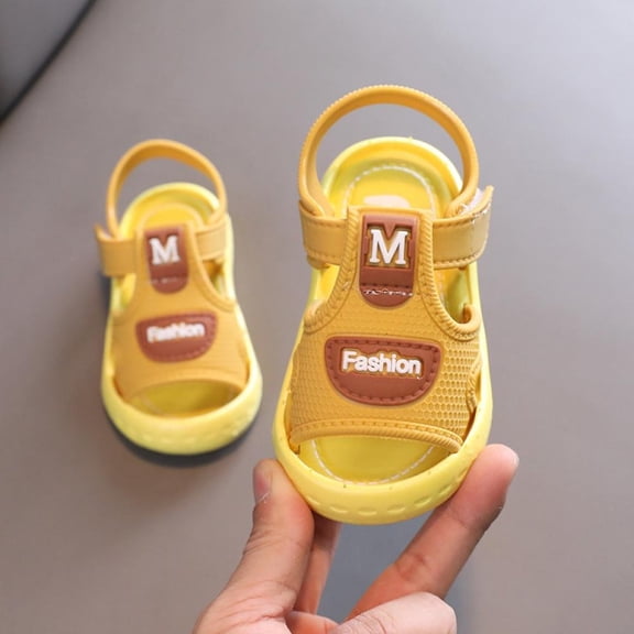 Baby Boys Girls Summer Sandals Open-Toe Anti-Slip Premium Rubber Sole Toddler First Walkers Shoes