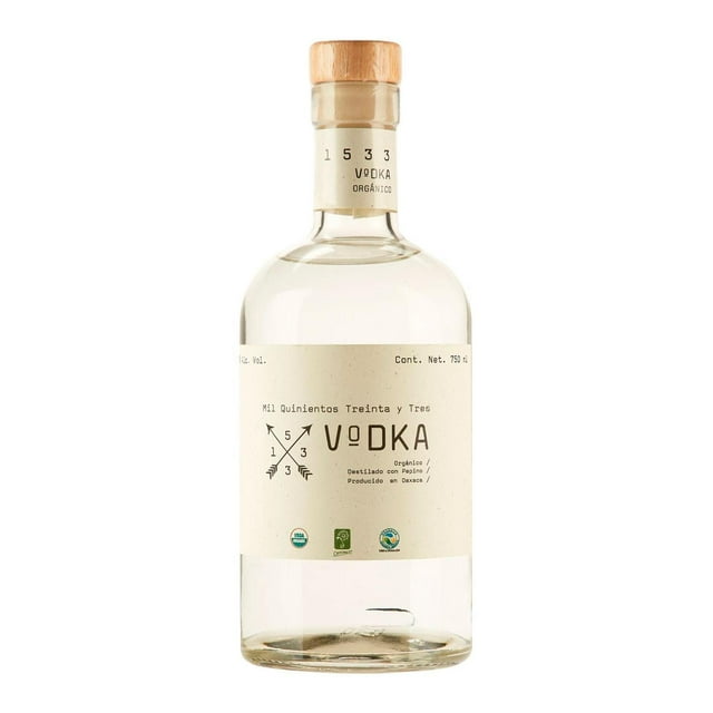 Caja de 12 Vodka 1533 Organico 750 ml 1533 Organico